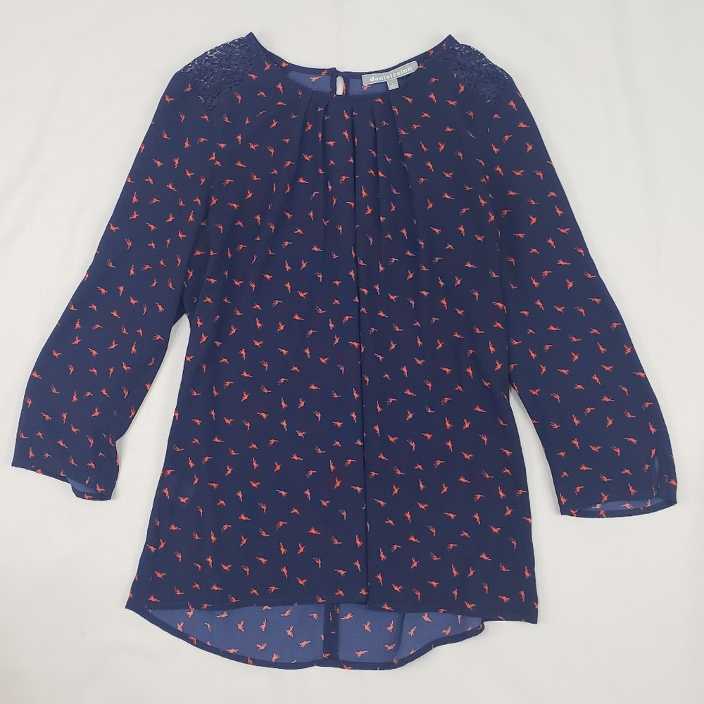 Daniel Rainn All-Over Print Blouse F16